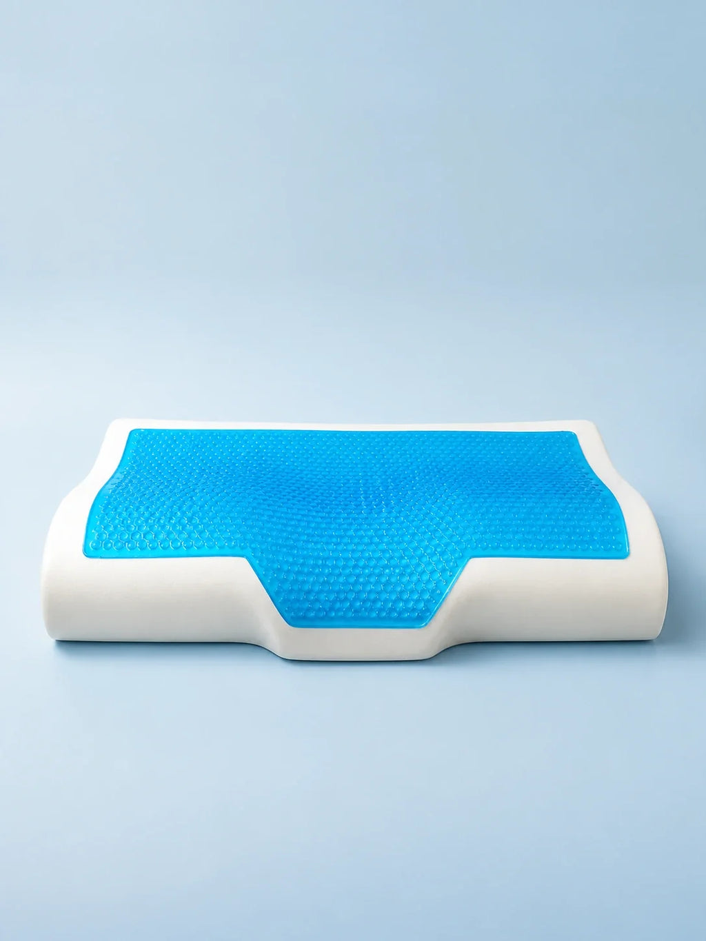 Side profile of the supportive contour on the uncovered IcedPillow core