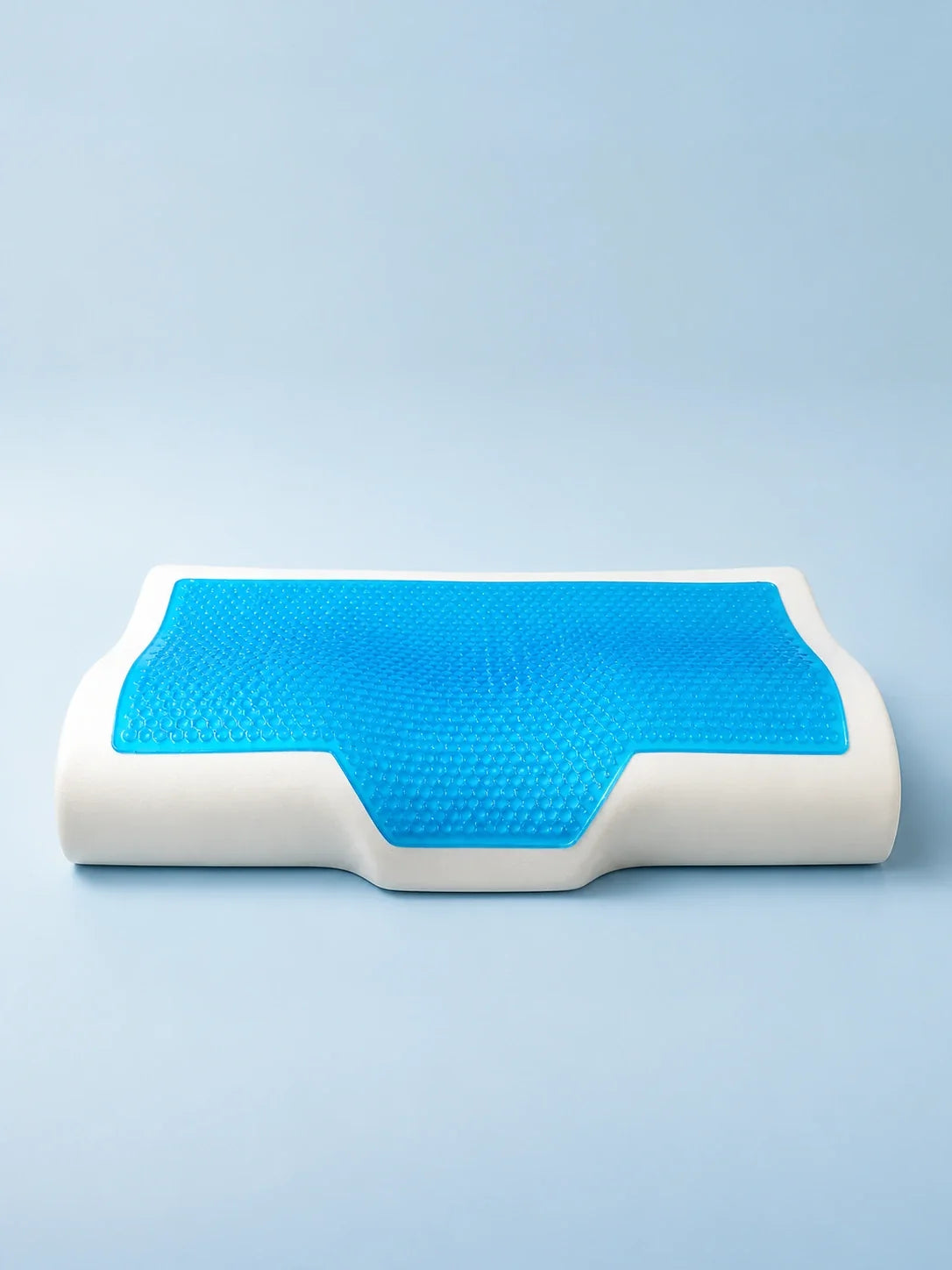 Side profile of the supportive contour on the uncovered IcedPillow core